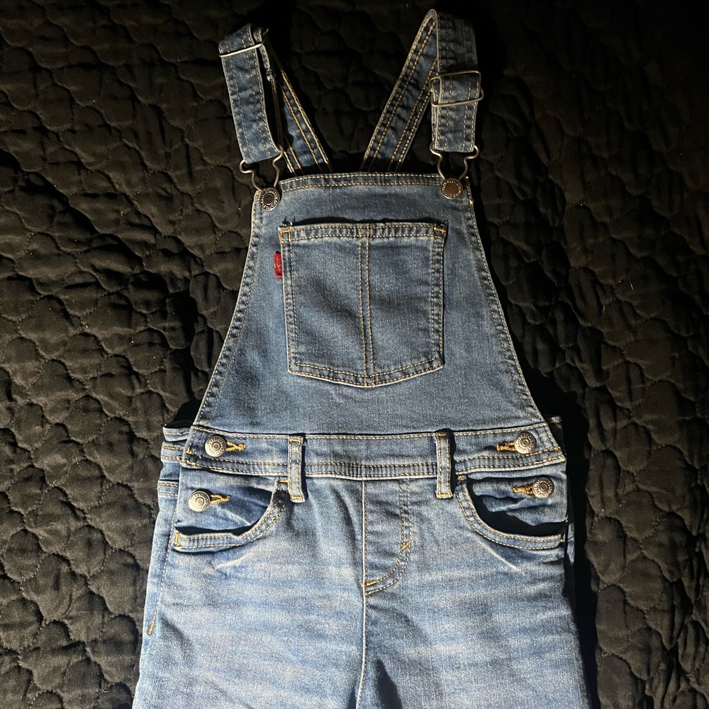 Levi’s Children's Blue Denim Overalls